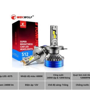 Đèn led tăng sáng ô tô wekwolf S12