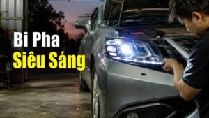 độ đèn pha ô tô siêu sáng